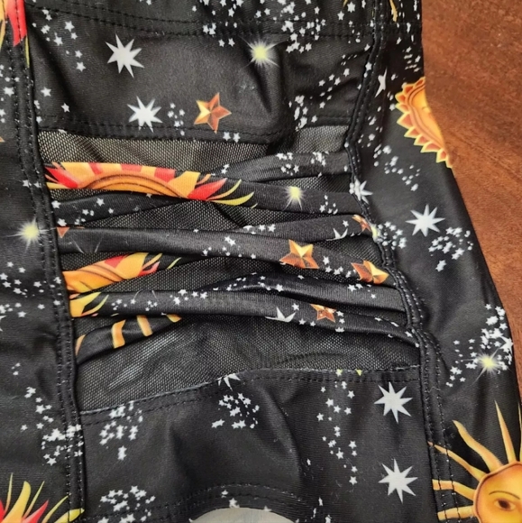 Rose Gal Sun Star Black 2 Piece Bikini High Waist Wired Rosegal Plus Size 24/5X - Picture 4 of 10